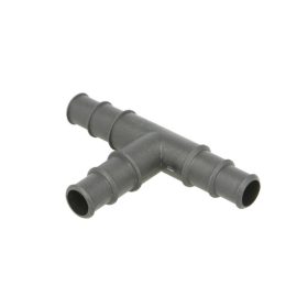 Tömlő toldó T műanyag 14-16-18mm