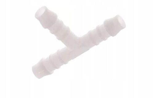 Tömlő toldó T műanyag 8mm