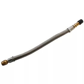 Szelepszár hosszabbító gumi 21cm fém szövéssel