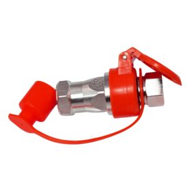 Hidraulika tömlő gyorscsatlakozó párban M22x1,5 piros