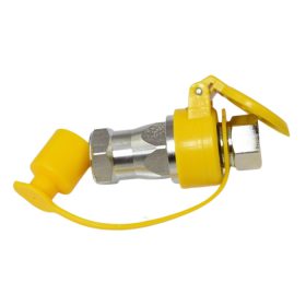 Hidraulika tömlő gyorscsatlakozó párban M22x1,5 sárga