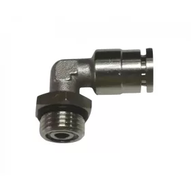 Gyorstoldó 8mm könyök, fém, menetes véggel (M16x1,5)