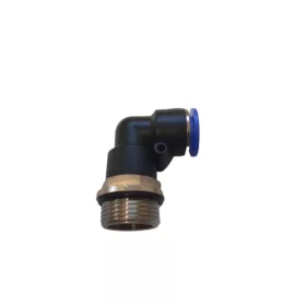   Gyorstoldó 12mm könyök, menetes véggel (M22x1,5) műanyag