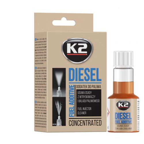 K2 injektor tisztító diesel üzemanyag adalék 50ml