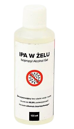 Alkoholos fertőtlenítő gél 100ml