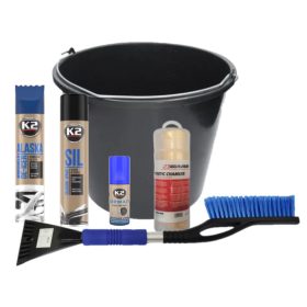 Téli csomag ajándék vödörrel