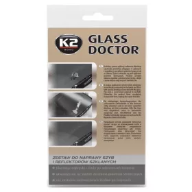K2 GLASS DOCTOR szélvédő és üveg javító szett