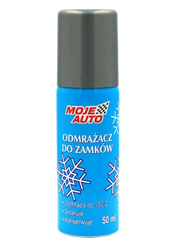 Zárolajzó-zárjégoldó spray 50ml Moje Auto