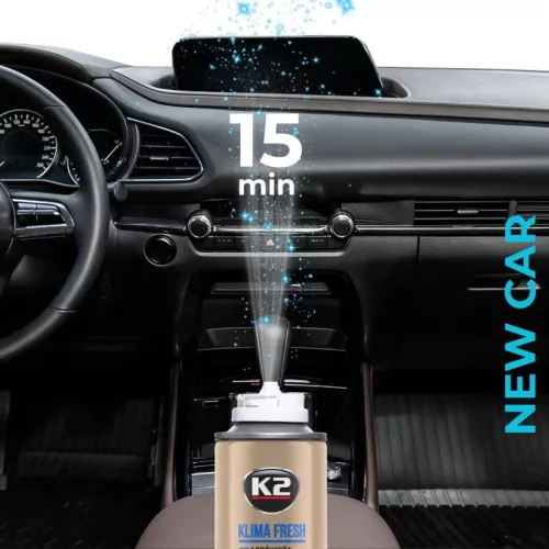 K2 klímatisztító spray 150 ml (bomba) NEW CAR