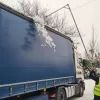 Kamionponyva hótakarító állítható/összehajtható nyéllel