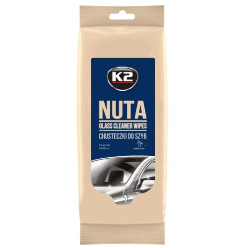 K2 NUTA törlőkendő üveg tisztításhoz