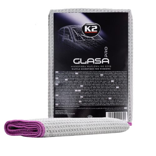 Üveg tisztító törlőkendő K2 GLASA PRO
