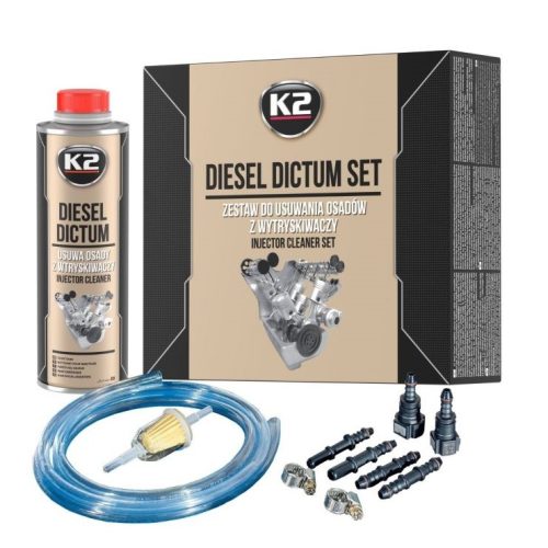 K2 DICTUM injektor tisztító diesel üzemanyag adalék SZETT