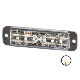 6 POWER LED-es PIROS villogó modul 12/24V