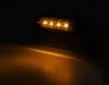 Mercedes Actros MP4 felső helyzetjelző ledes, vezetékes, sárga, FÜST búrával