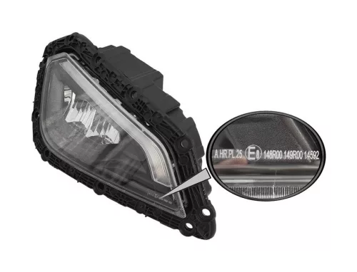 Daf XG LED tető fényszóró Jobb, Fekete