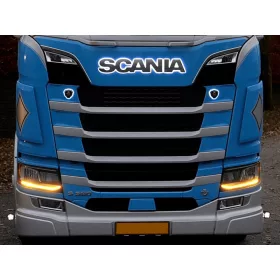 SÁRGA LED DRL betét Scania S/R fényszóróba PÁRBAN