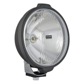   Fényszóró (kerek) 183 mm fehér üveg, fekete ház+helyzetjelző