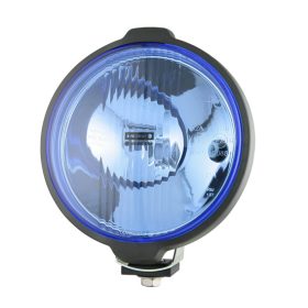   Fényszóró (kerek) 183 mm kék üveg, fekete ház+helyzetjelző