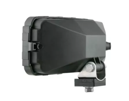 Ködfényszóró PÁR (téglalap) 180x86  mm fehér üveg, fekete ház+rács