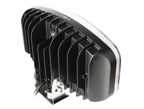 Ovál "DRAGON" LED fényszóró 12/24V fehér LED nappali fénnyel és sárga villogó funkcióval