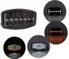 SMD LED nappali menetfény (DRL) sárga / fehér helyzetjelzővel 12/24V