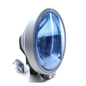 SIM fényszóró (kerek) 220 mm kék + ledkör