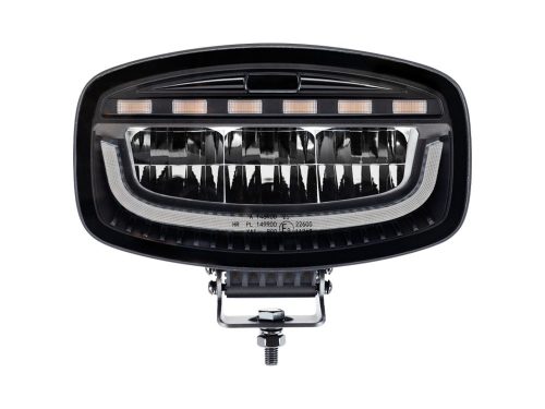 Ovál "HELL" LED fényszóró 12/24V fehér vagy sárga LED nappali fénnyel 