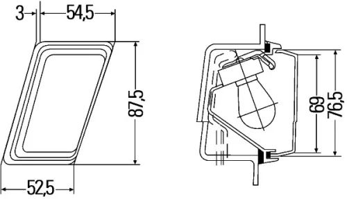 Mercedes 709-1524 sárvédő index Bal