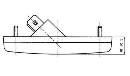 Iveco helyzetjelző Sárga Izzós