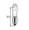 Halogén izzó H6W 12V 6W HELLA