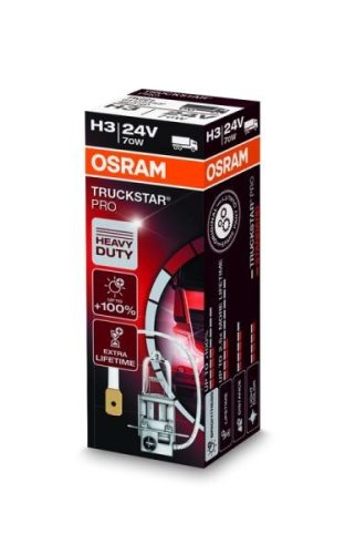 Osram Truck Star 24V H3 izzó +100%
