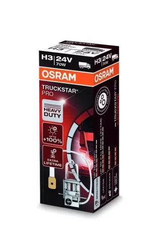 Osram Truck Star 24V H3 izzó +100%