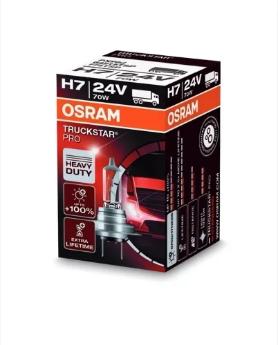 Osram Truck Star 24V H7 izzó +100%