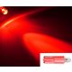 LED izzó 24V T5 piros