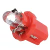 LED izzó 24V T5 foglalattal (B8.5D) piros