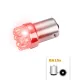 LED izzó 12V BA15s 9 LED PIROS 5-10W