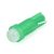 LED izzó 12V T5 COB LED zöld