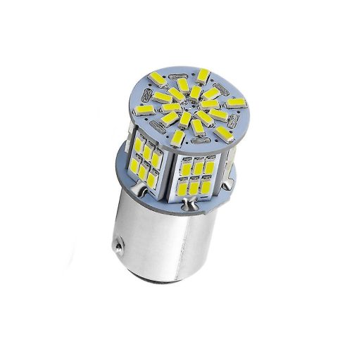 LED izzó 12V BA15d 54SMD LED 21/5W fehér