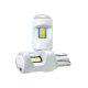 LED izzó 12V T10 6SMD LED fehér CANBUS