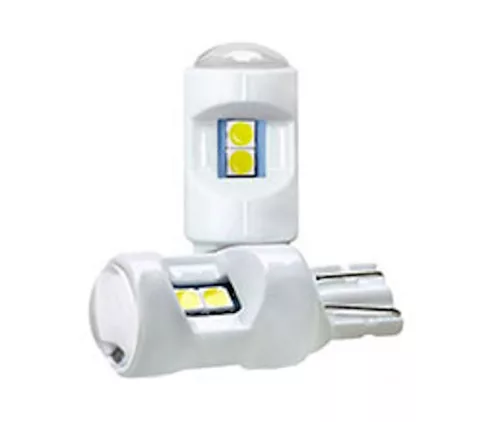 LED izzó 12V T10 6SMD LED fehér CANBUS
