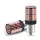 LED IZZÓ 12V BA15s 21W piros CANBUS extra