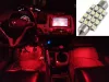 LED izzó 12V szofita 16 SMD LED 41mm piros