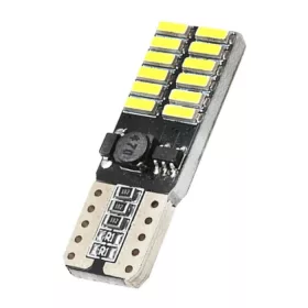 LED izzó 24V T10 24SMD LED FEHÉR CANBUS
