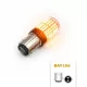 LED izzó 24V BAY15d 144 SMD LED 21/5W sárga CANBUS