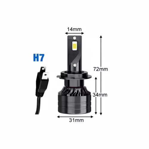 LED fényszóró izzó H7 12/24V Párban M-Power