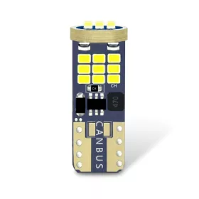 LED izzó 24V T10 27SMD fehér CANBUS