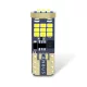 LED izzó 24V T10 27SMD fehér CANBUS
