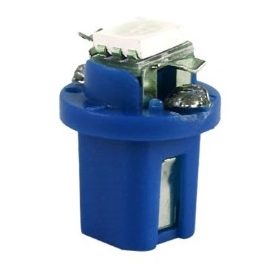 LED izzó 12V T5 kék foglalattal (B8.5D)