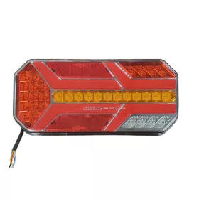   Full LED hátsó lámpa Neon hatású, Dinamikus irányjelzővel 12/24V Bal